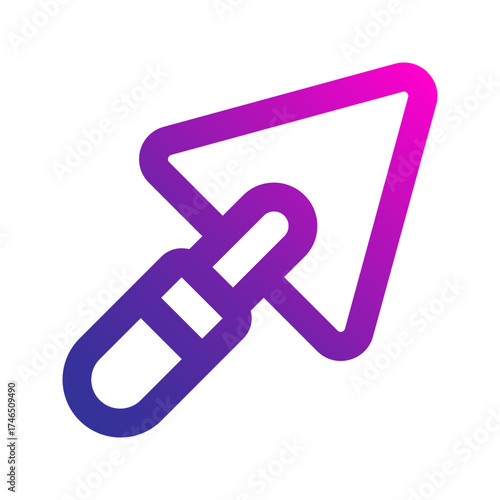 trowel gradient icon