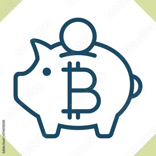 Currency - Bitcoin Icon