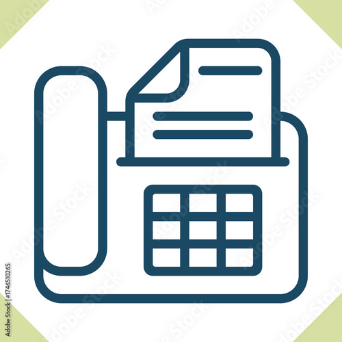 Fax Machine Icon