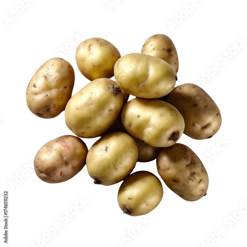 Wallpaper Mural Pile of Fresh Whole Yellow Potatoes on a transparent background PNG   Torontodigital.ca