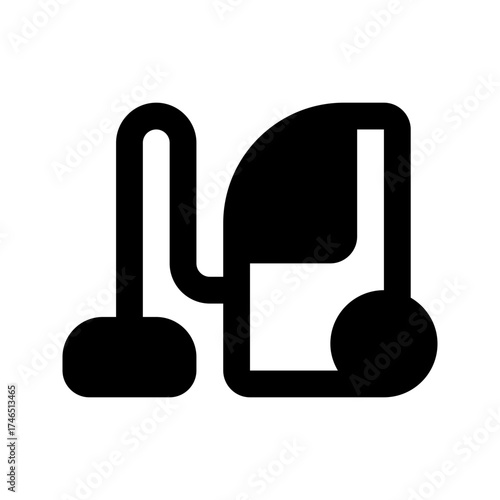 vacuum cleaner line icon