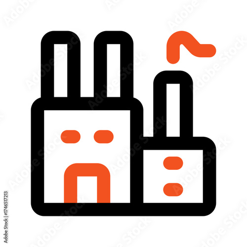 factory outline color icon