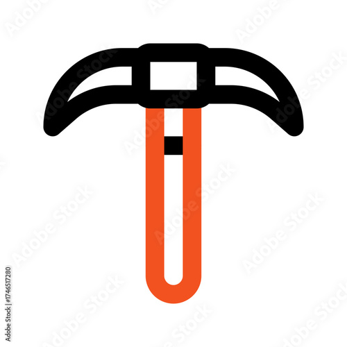 pickaxe outline color icon