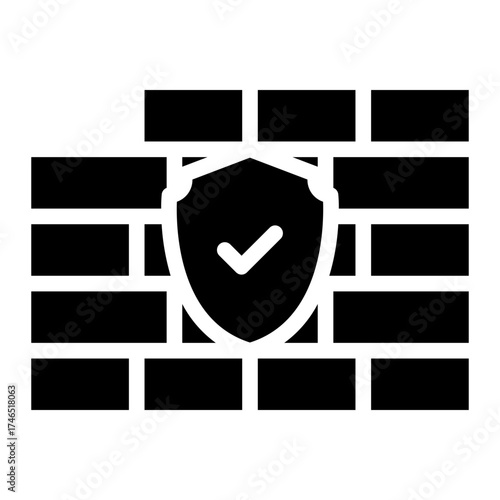 defense glyph icon