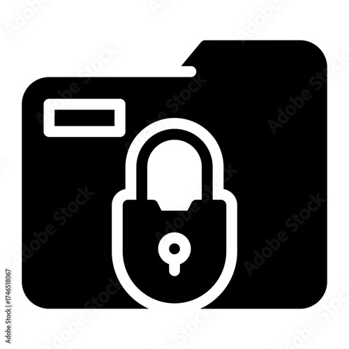 folder glyph icon
