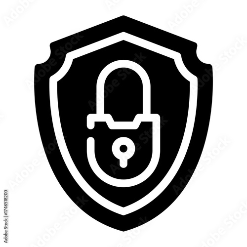 shield glyph icon