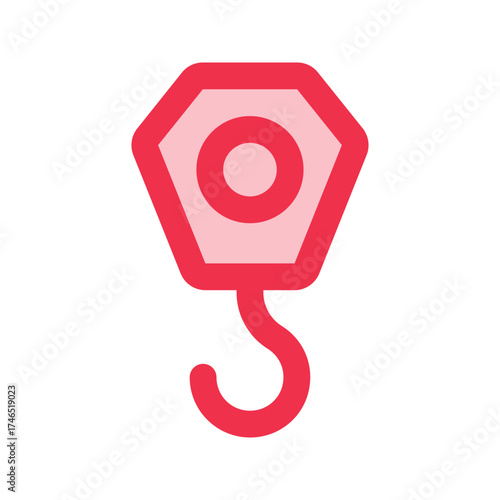 crane outline fill icon