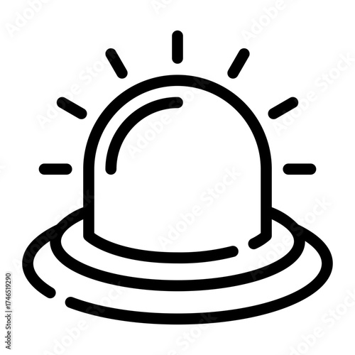 alert line icon