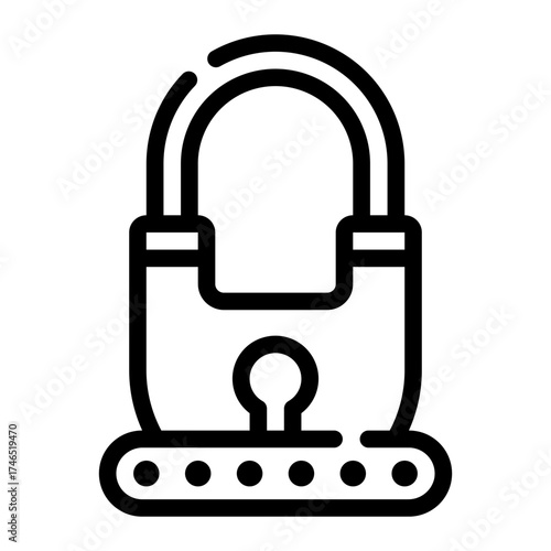 password line icon