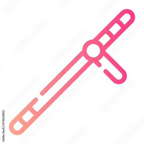 baton stick gradient icon