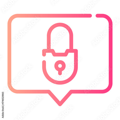 chat gradient icon