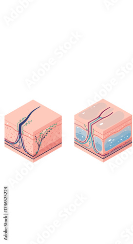 Understanding the effects of water on skin barrier function and hydration levels.