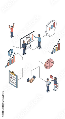 Business analytics and strategy development for growth and success.