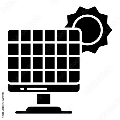 Perfect design icon of solar panel