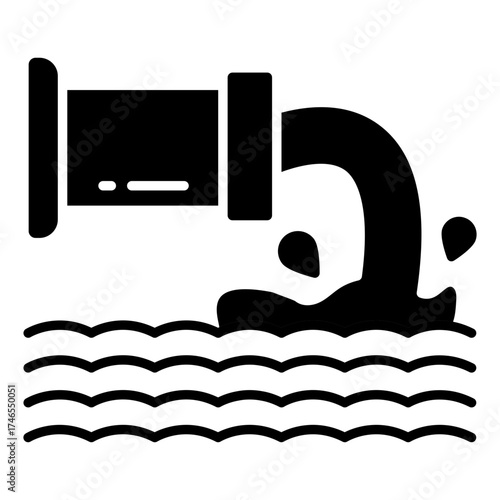 Premium download icon of wastewater