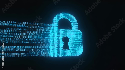 Cybersecurity Network Protection Animation in 4K