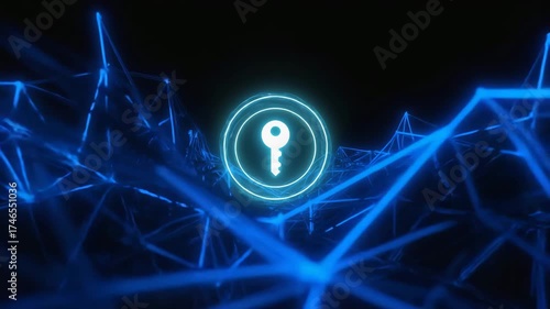 Cybersecurity Network Protection Animation in 4K