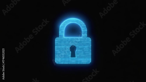 Cybersecurity Network Protection Animation in 4K