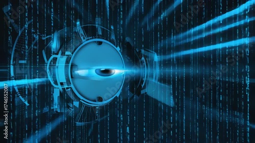 Cybersecurity Network Protection Animation in 4K