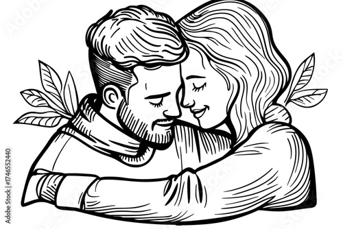 Friends provide comfort and mental support to those who are stressed, sad, and depressed, offering a sense of care and solace through physical gestures like a family hug