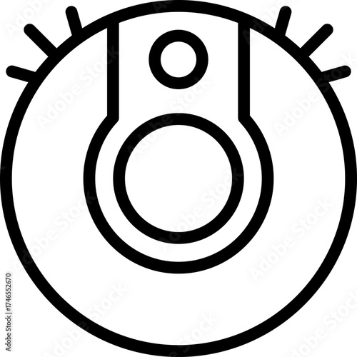 Robot Vacuum Cleaner Icon