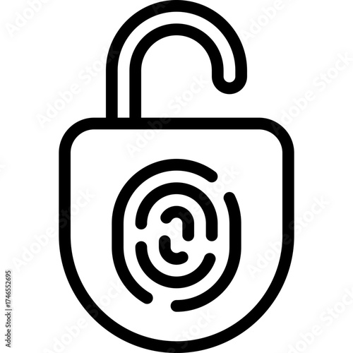 Biometric Lock Icon