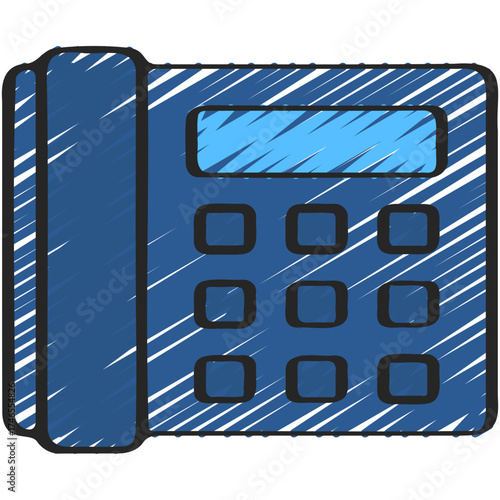 Wireless Landline Phone Icon