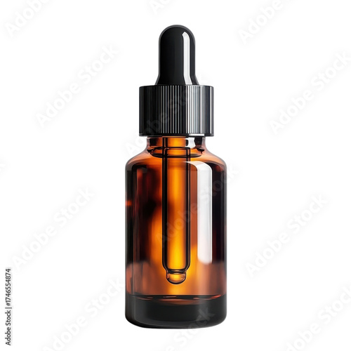 Wallpaper Mural Amber dropper bottle shot on transparent background Torontodigital.ca
