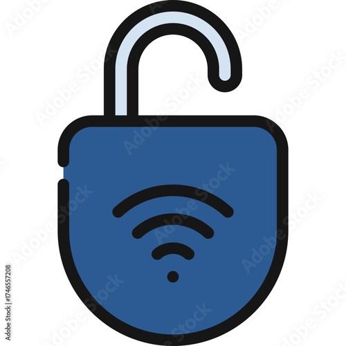 Smart Padlock Icon