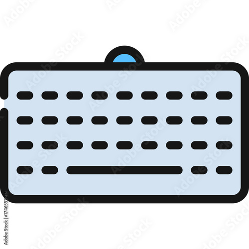 Wireless Computer Keyboard Icon