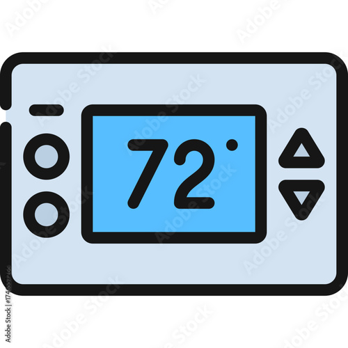 Smart Thermostat Icon