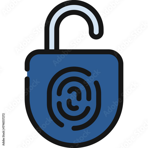 Biometric Lock Icon