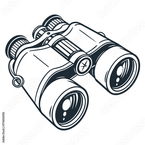 Classic binocular for outdoor adventure and observation