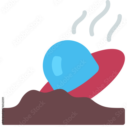 UFO Crash Icon