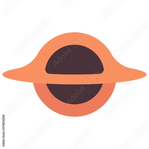 Black Hole Horizon Icon