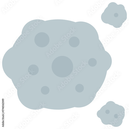 Asteroids Flying Icon