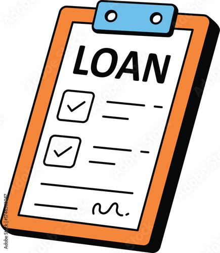 Loan Application Form Icon