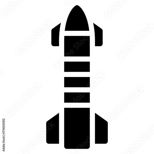 Rocket Ship Tall Icon