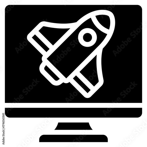 Rocket Ship Computer Icon