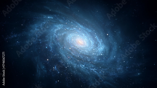 space background with galaxy and stars