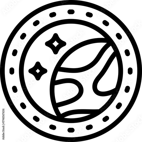 Space Ship Porthole Icon