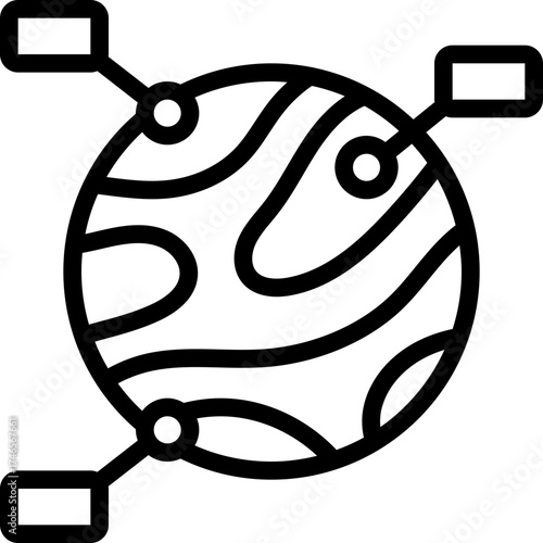Planet Analysis Icon