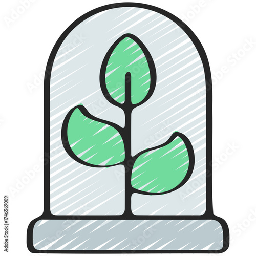 Artificial Plant Growth Chamber Icon