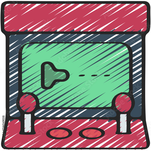 Space Arcade Game Icon