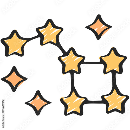 Constellations Stars Icon