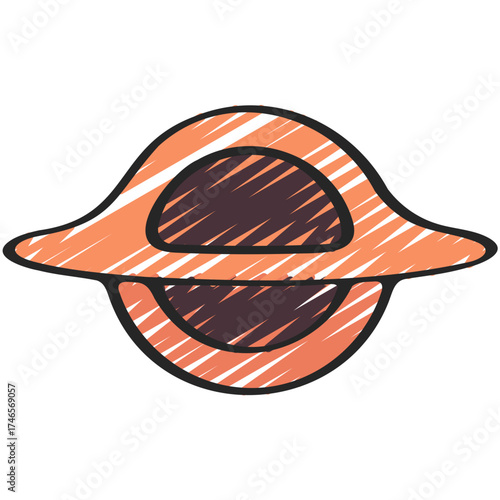 Black Hole Horizon Icon