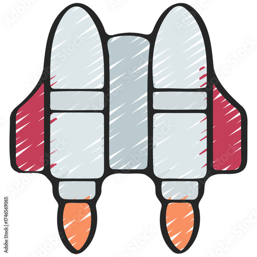 Jet Pack Rockets Icon