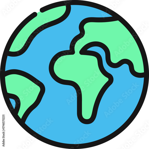 Earth Planet Icon