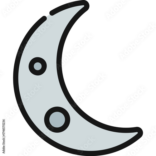 Crescent Moon Icon