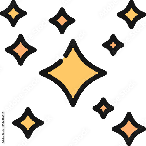 Night Sky Stars Icon